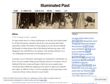 Tablet Screenshot of illuminatedpast.com